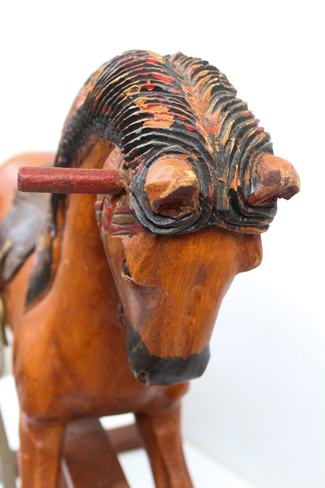 Vintage Rocking Horse on Glider