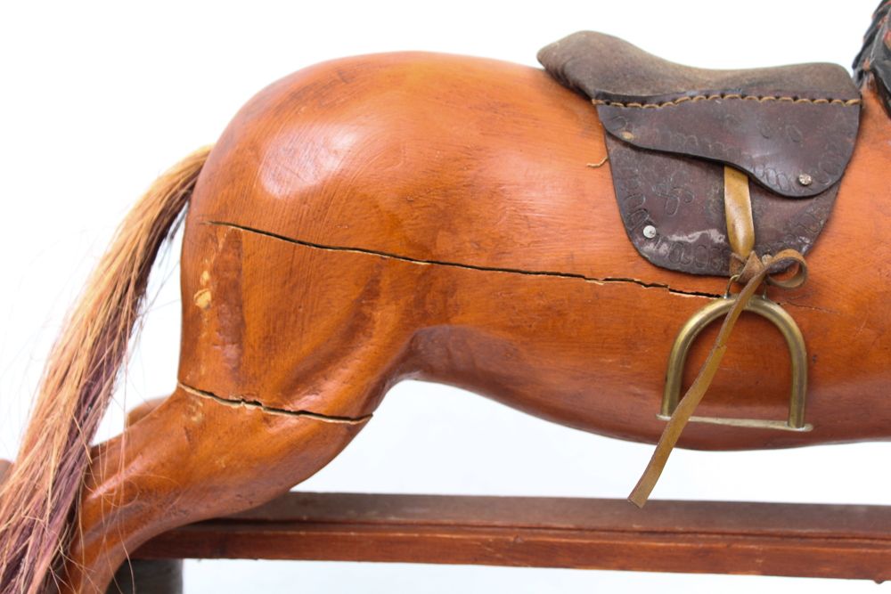 Vintage Rocking Horse on Glider