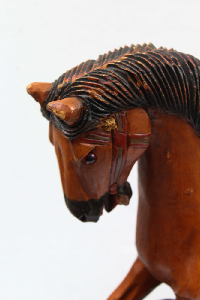 Vintage Rocking Horse on Glider