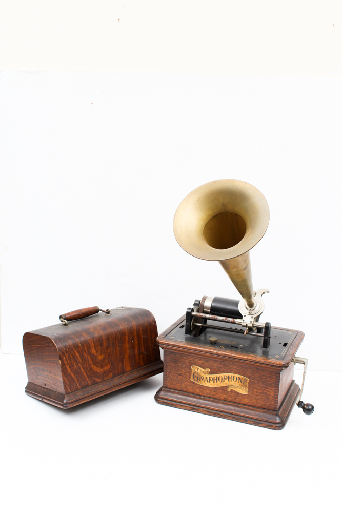 Antique 1897 Columbia Phonograph Co. Gramophone