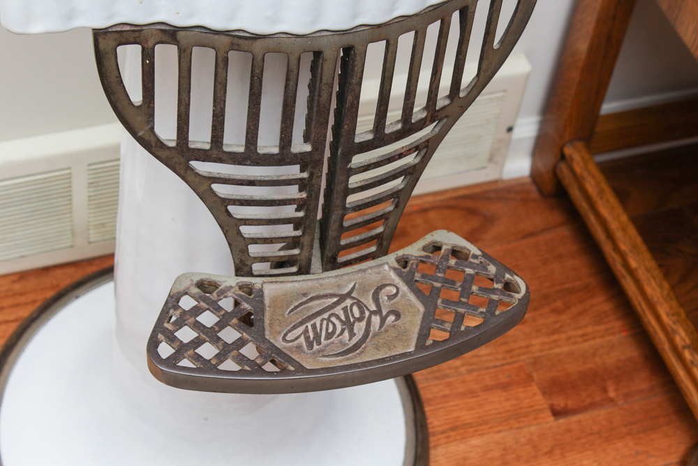 Circa 1920s Koken Child Size Barbers Chair