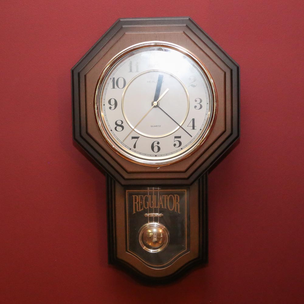 Heirloom "Regulator" Wall Clock