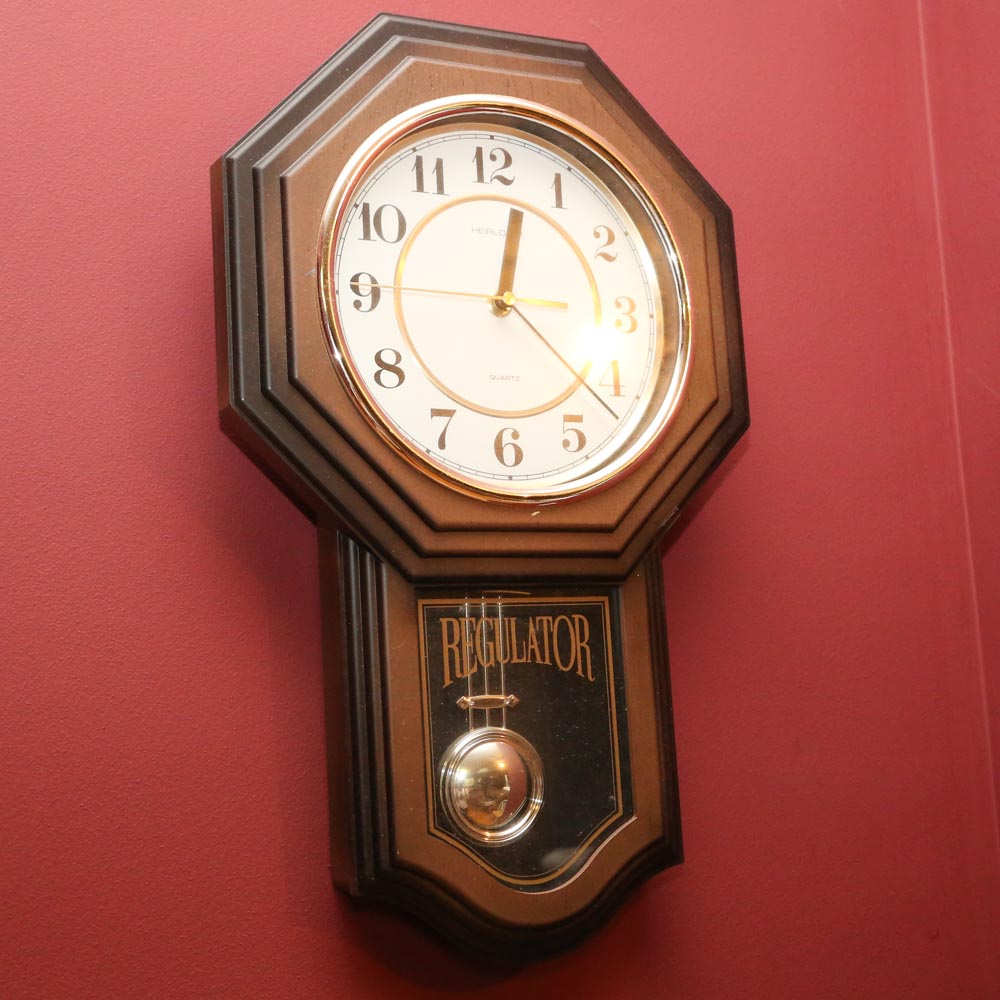 Heirloom "Regulator" Wall Clock