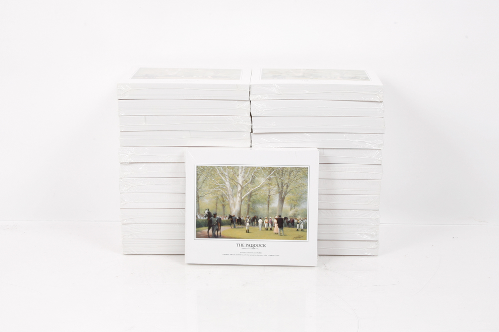 Keeneland Race Course Offset Lithographs "The Paddock"