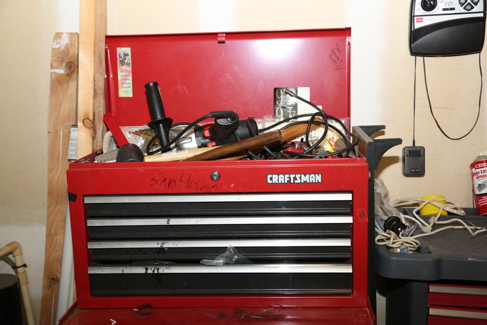 Large Collection of Tools and Ladders