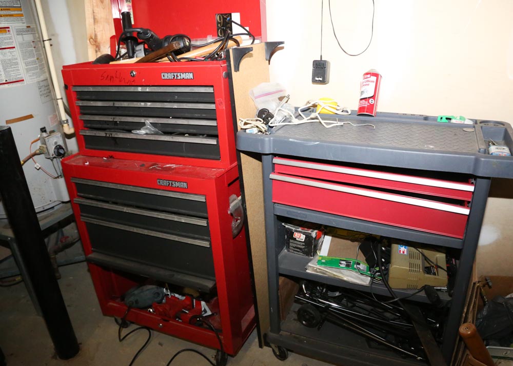 Large Collection of Tools and Ladders