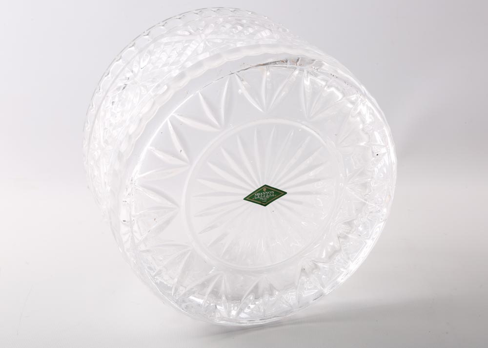 Shannon Crystal Salad Bowl and Basket