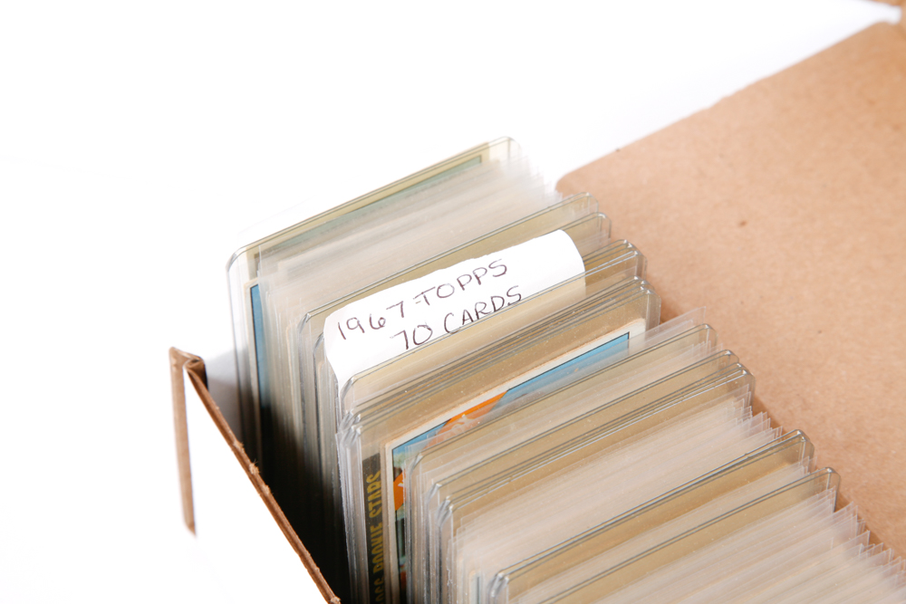 Collection of Baseball Trading Cards from 1956 - 1965