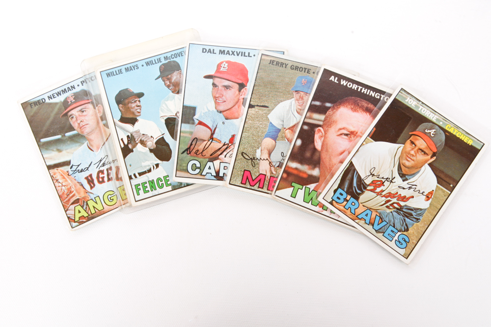 Collection of Baseball Trading Cards from 1956 - 1965