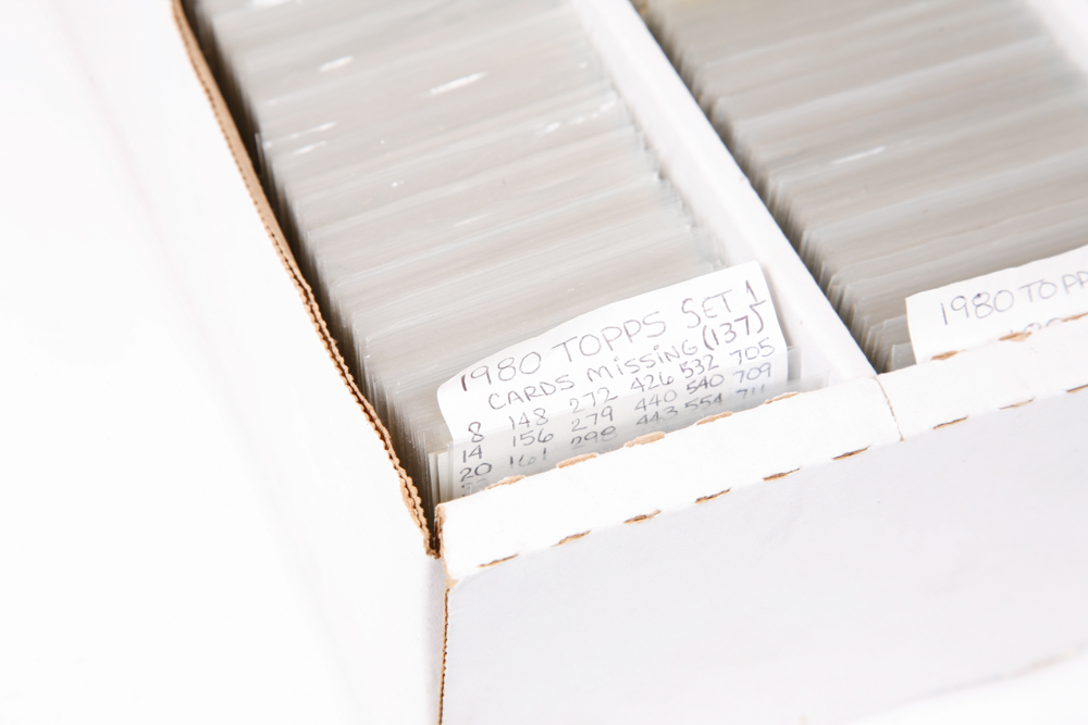 Large Collection of  1980 - 2000 Baseball Cards