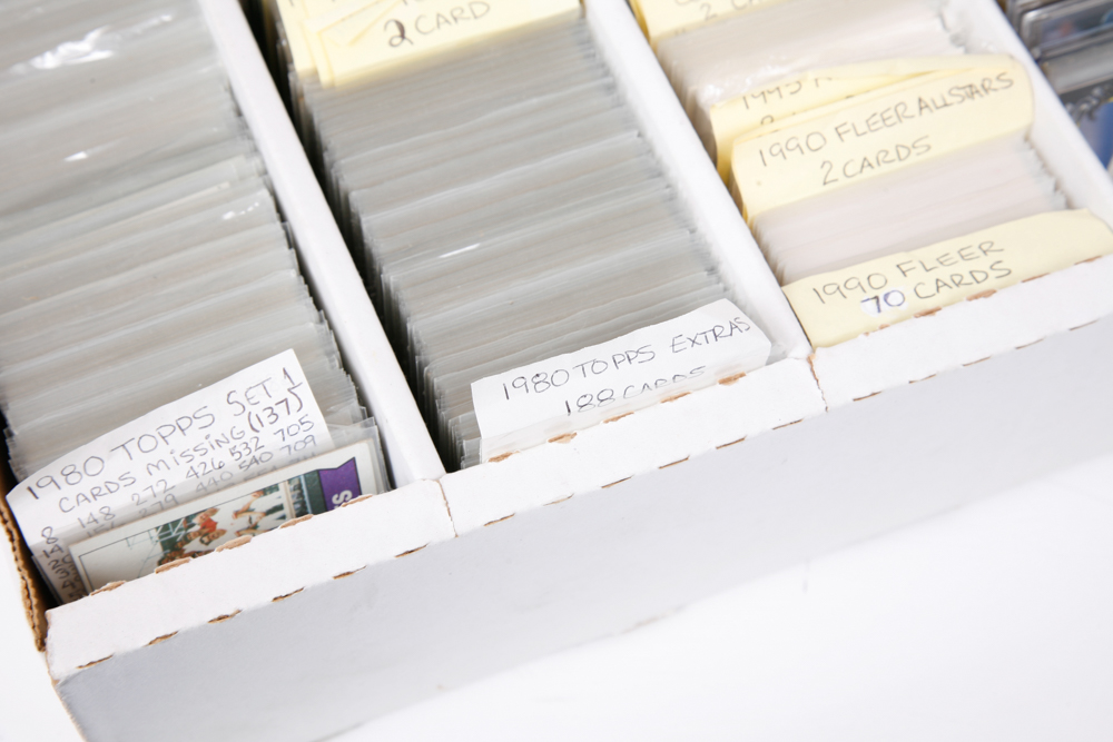 Large Collection of  1980 - 2000 Baseball Cards