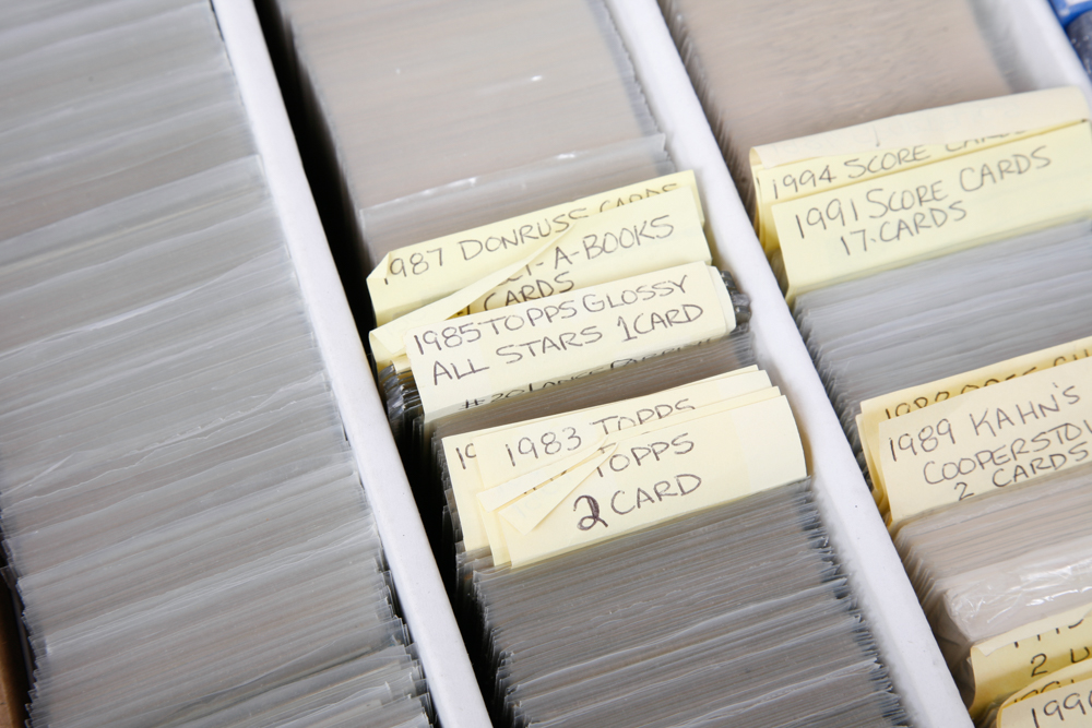 Large Collection of  1980 - 2000 Baseball Cards