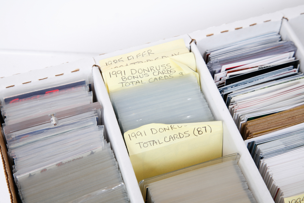 Large Collection of  1980 - 2000 Baseball Cards