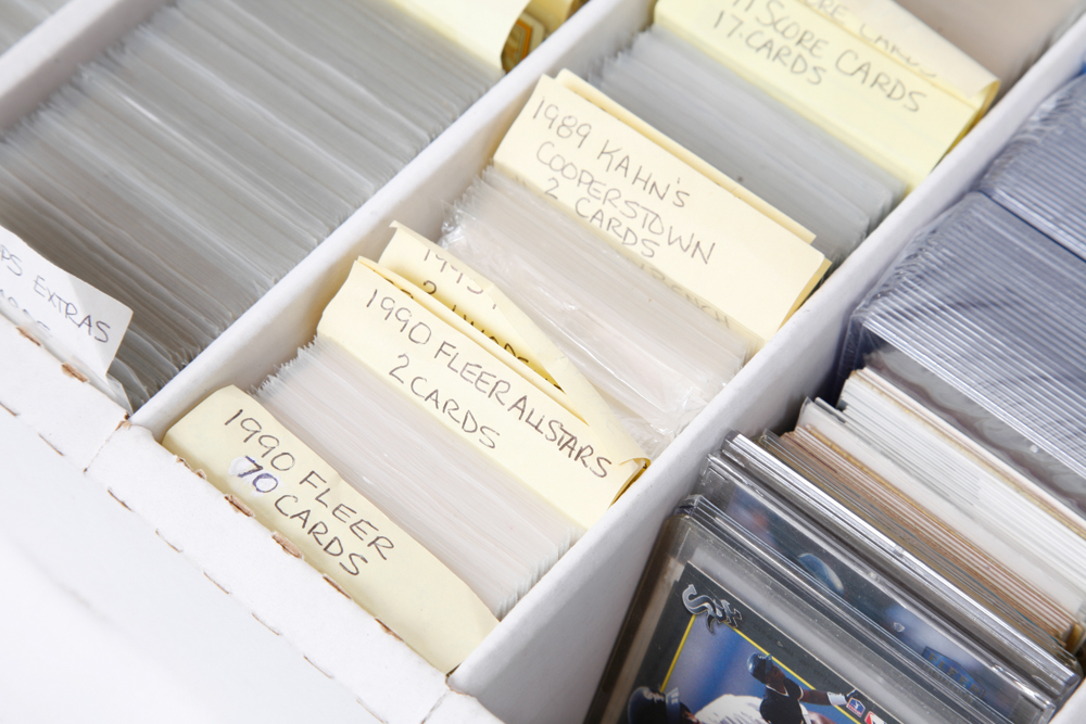 Large Collection of  1980 - 2000 Baseball Cards