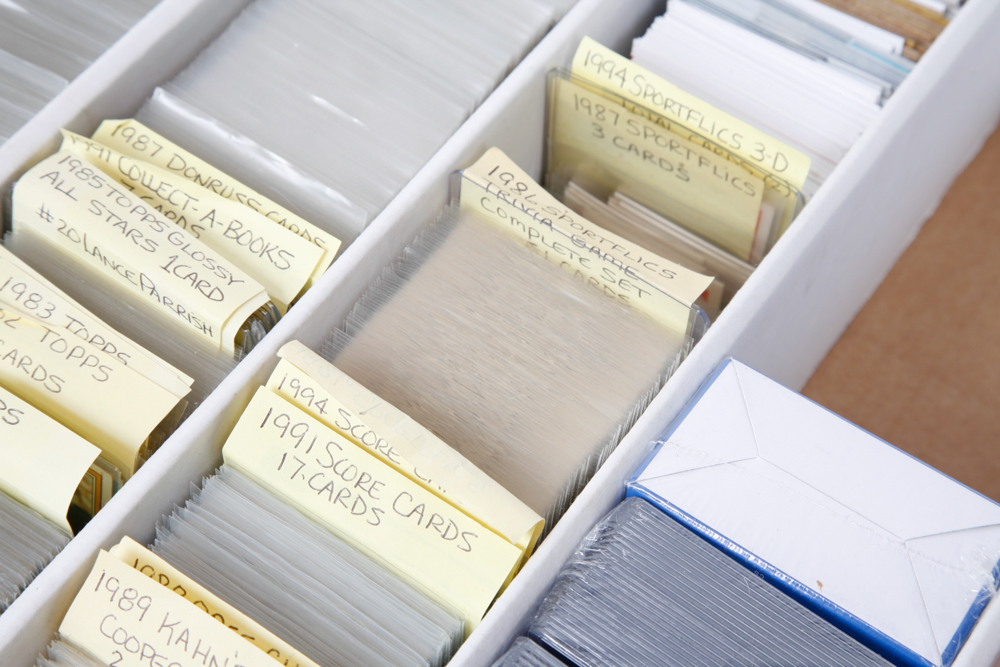 Large Collection of  1980 - 2000 Baseball Cards