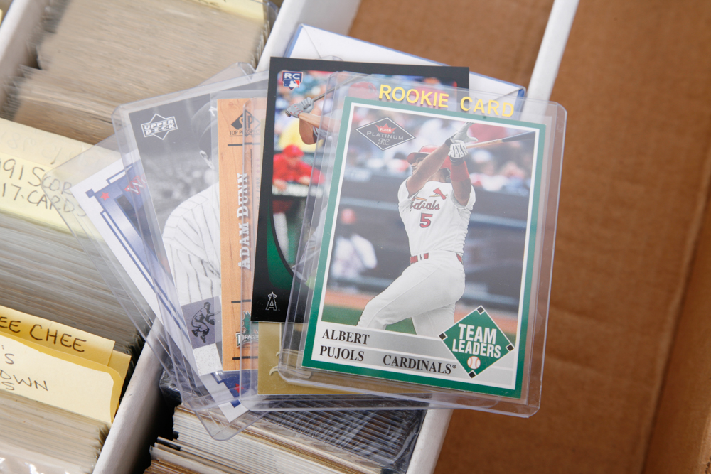 Large Collection of  1980 - 2000 Baseball Cards