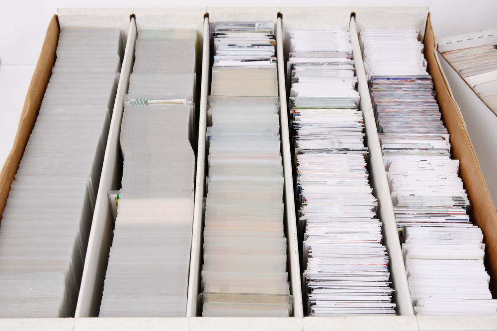 Collection of 1980s and 1990s Football Trading Cards