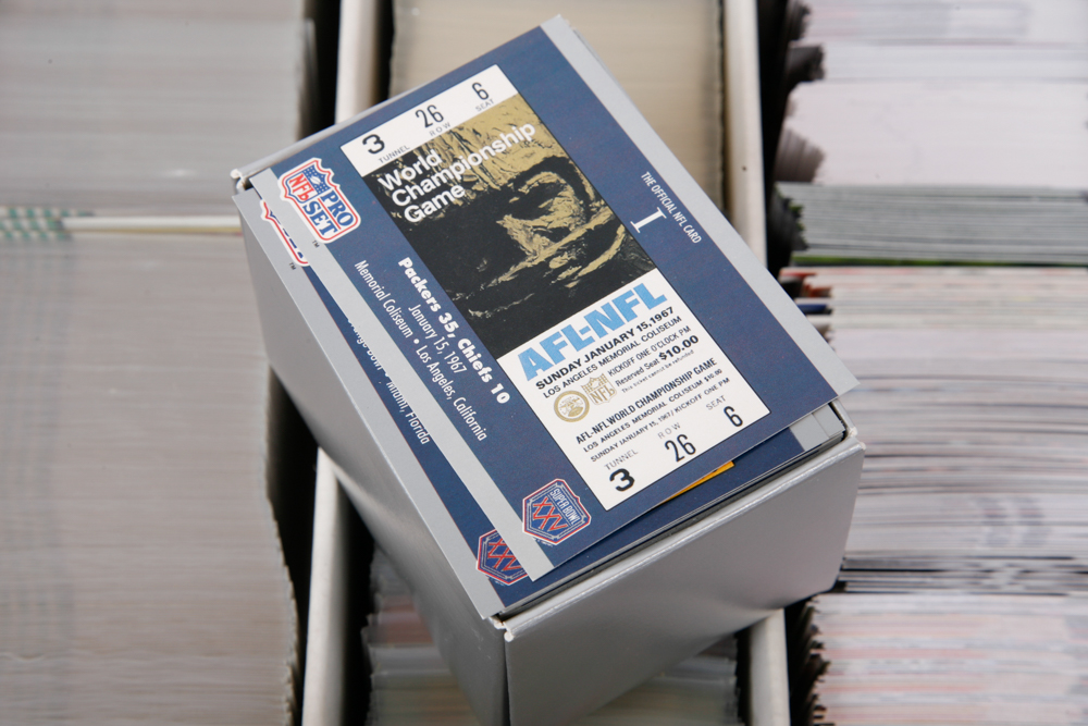 Collection of 1980s and 1990s Football Trading Cards