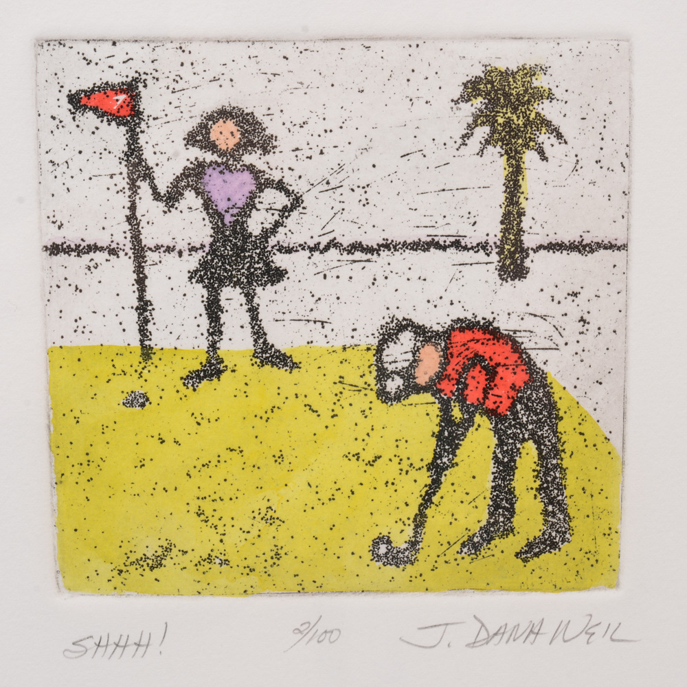 J. Dana Weil Signed Limited Edition Print "SHHH!"