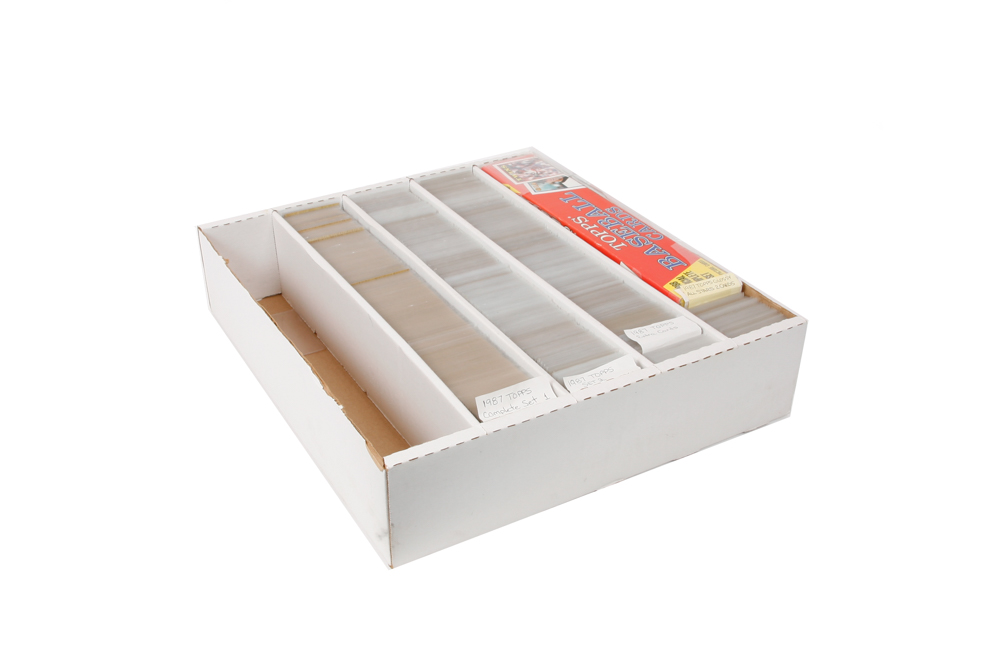 Topps 1987 and 1988 Baseball Cards Complete Sets