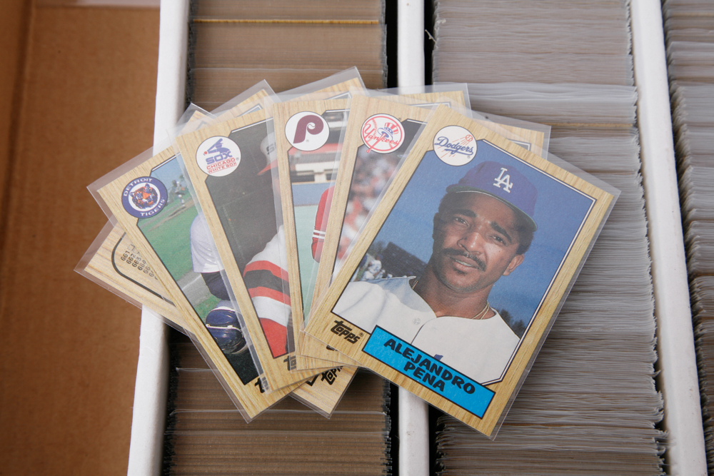 Topps 1987 and 1988 Baseball Cards Complete Sets