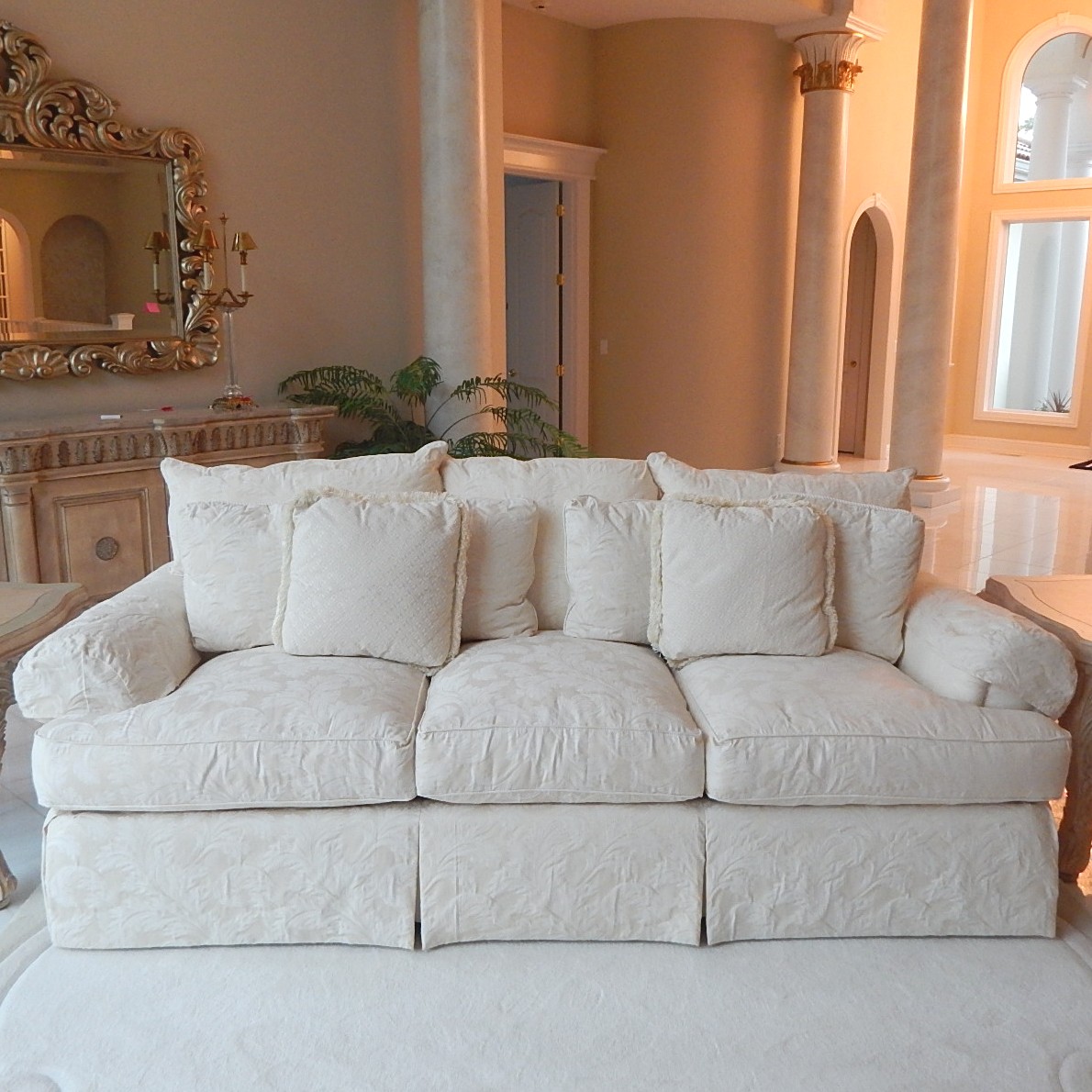 Off-White Sofa by Thomasville