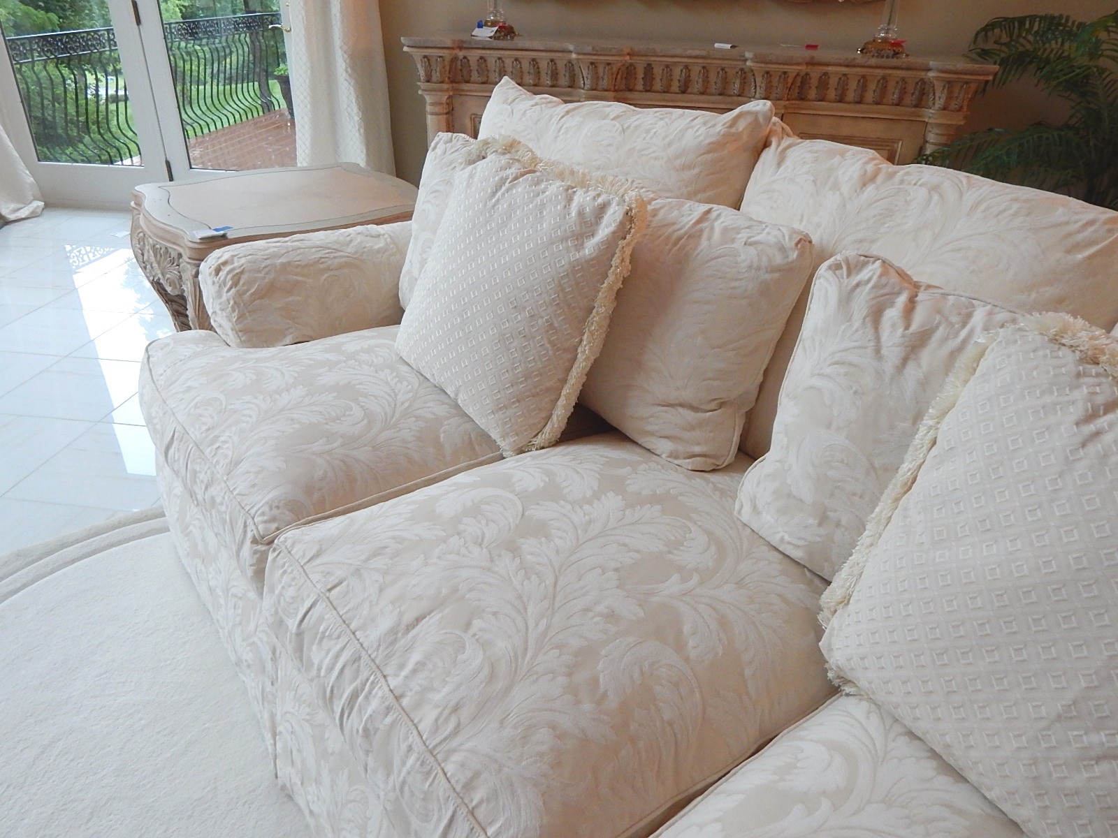 Off-White Sofa by Thomasville