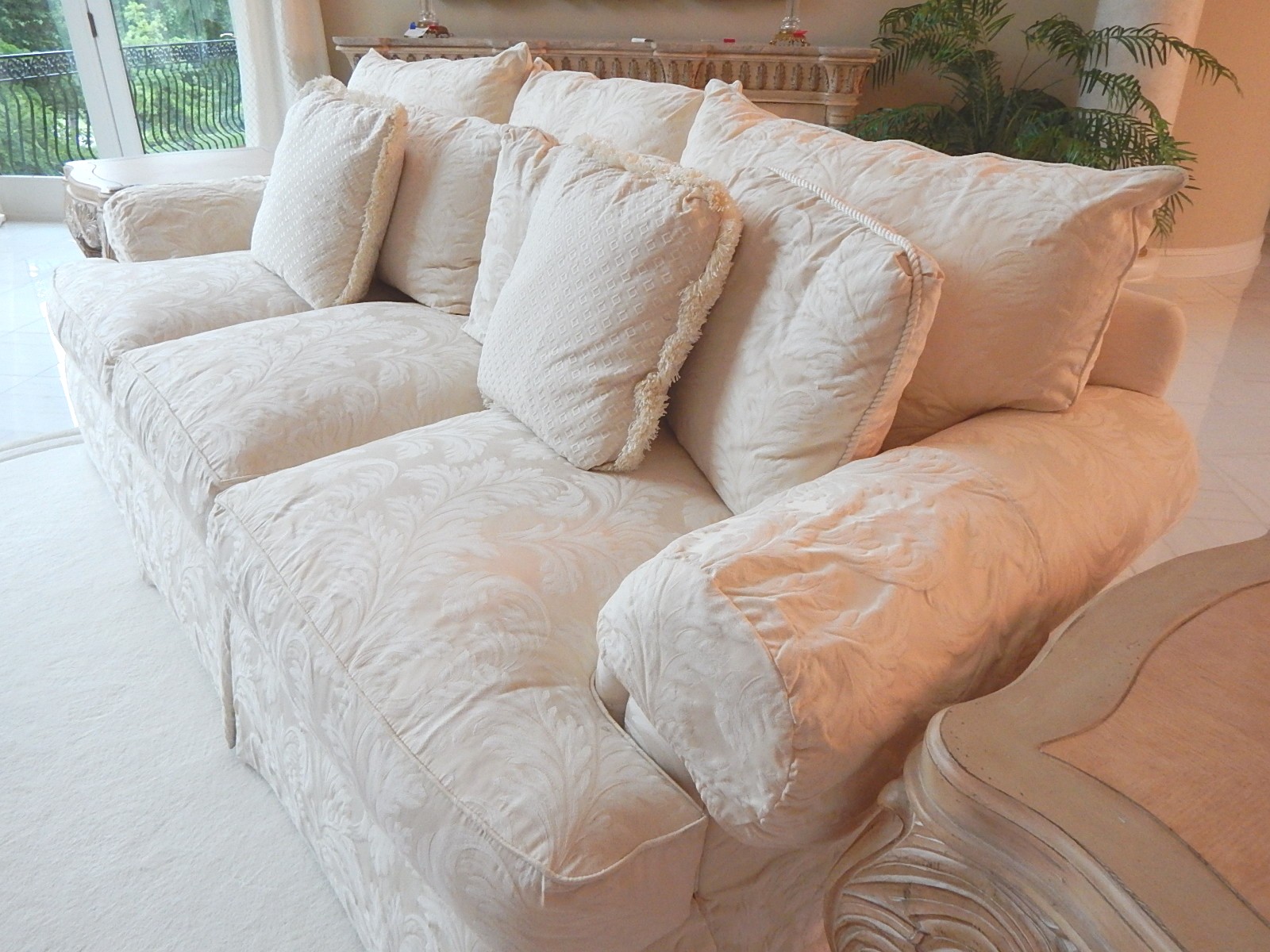 Off-White Sofa by Thomasville