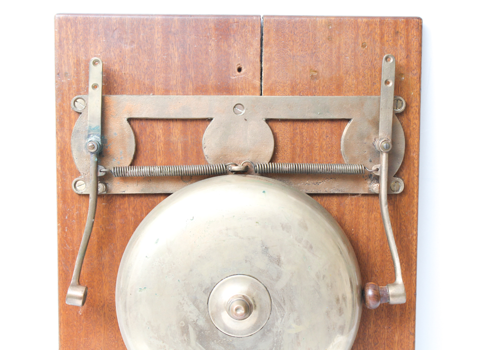 Vintage Brass Wall Bell