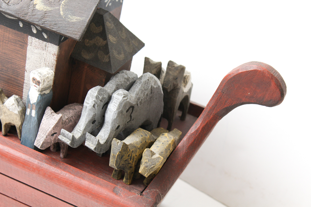 Jerry and Gail Griffith Signed Hand-Crafted Noah's Ark