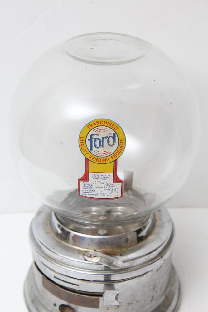 Vintage Ford 1 Cent Gumball Machine
