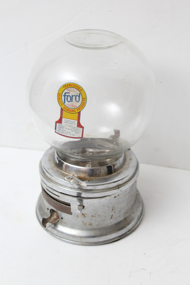 Vintage Ford 1 Cent Gumball Machine