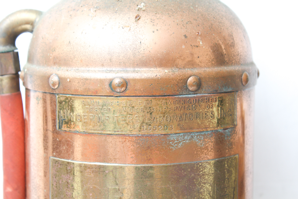 Brass and Copper Fire Extinguishers
