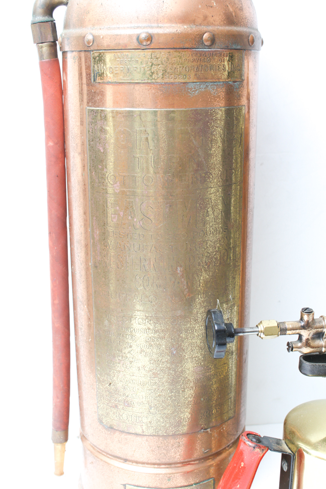 Brass and Copper Fire Extinguishers