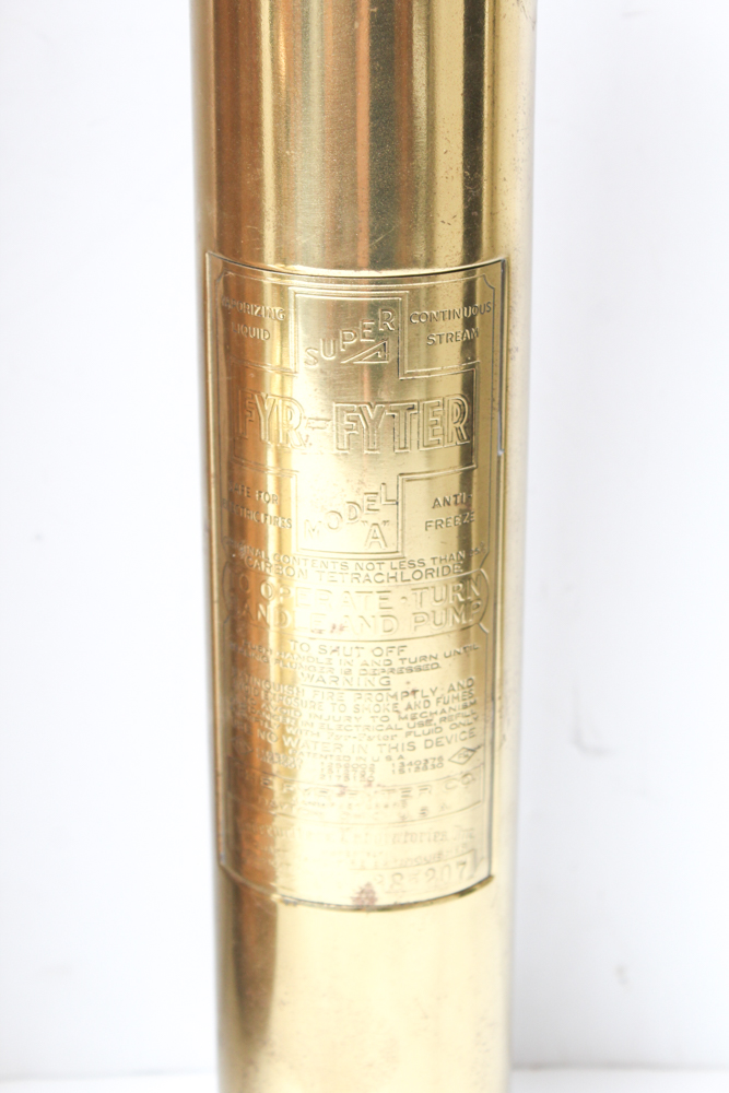 Brass and Copper Fire Extinguishers