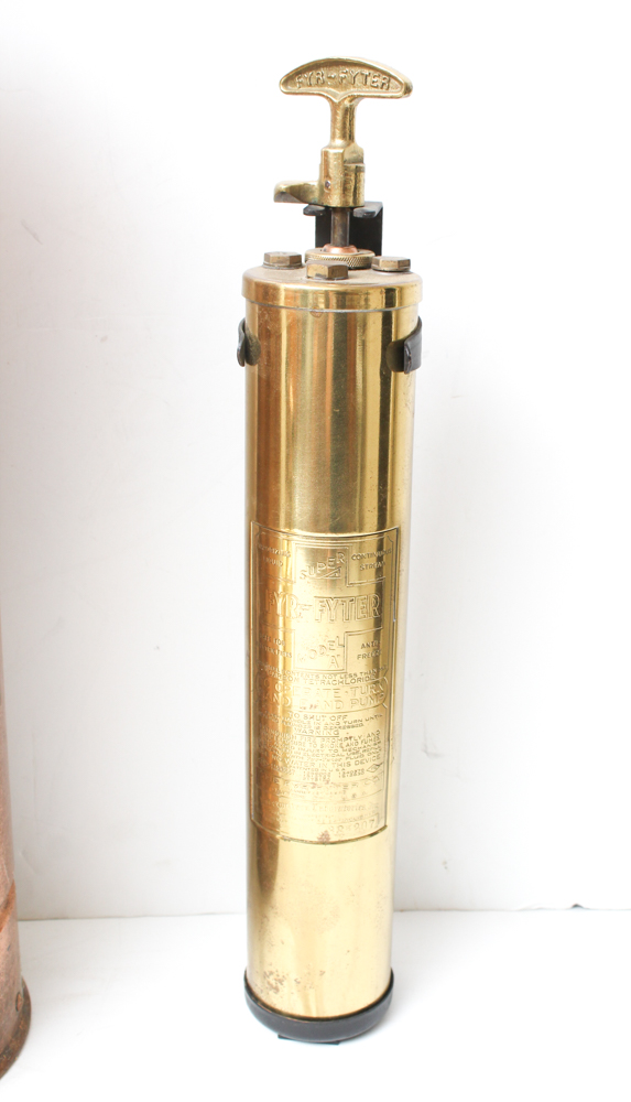 Brass and Copper Fire Extinguishers