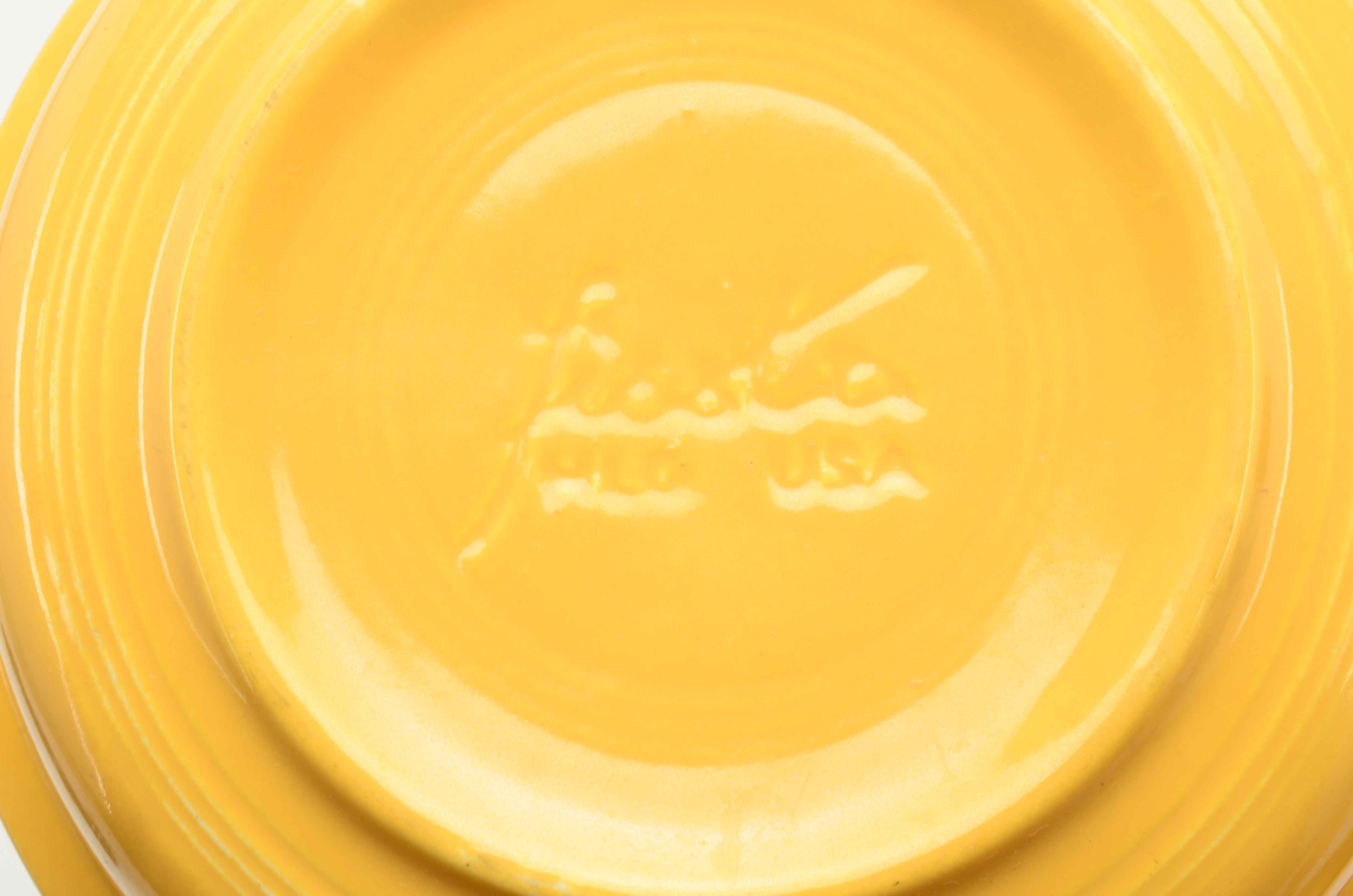 Yellow Fiesta Bowls and Salad Plates