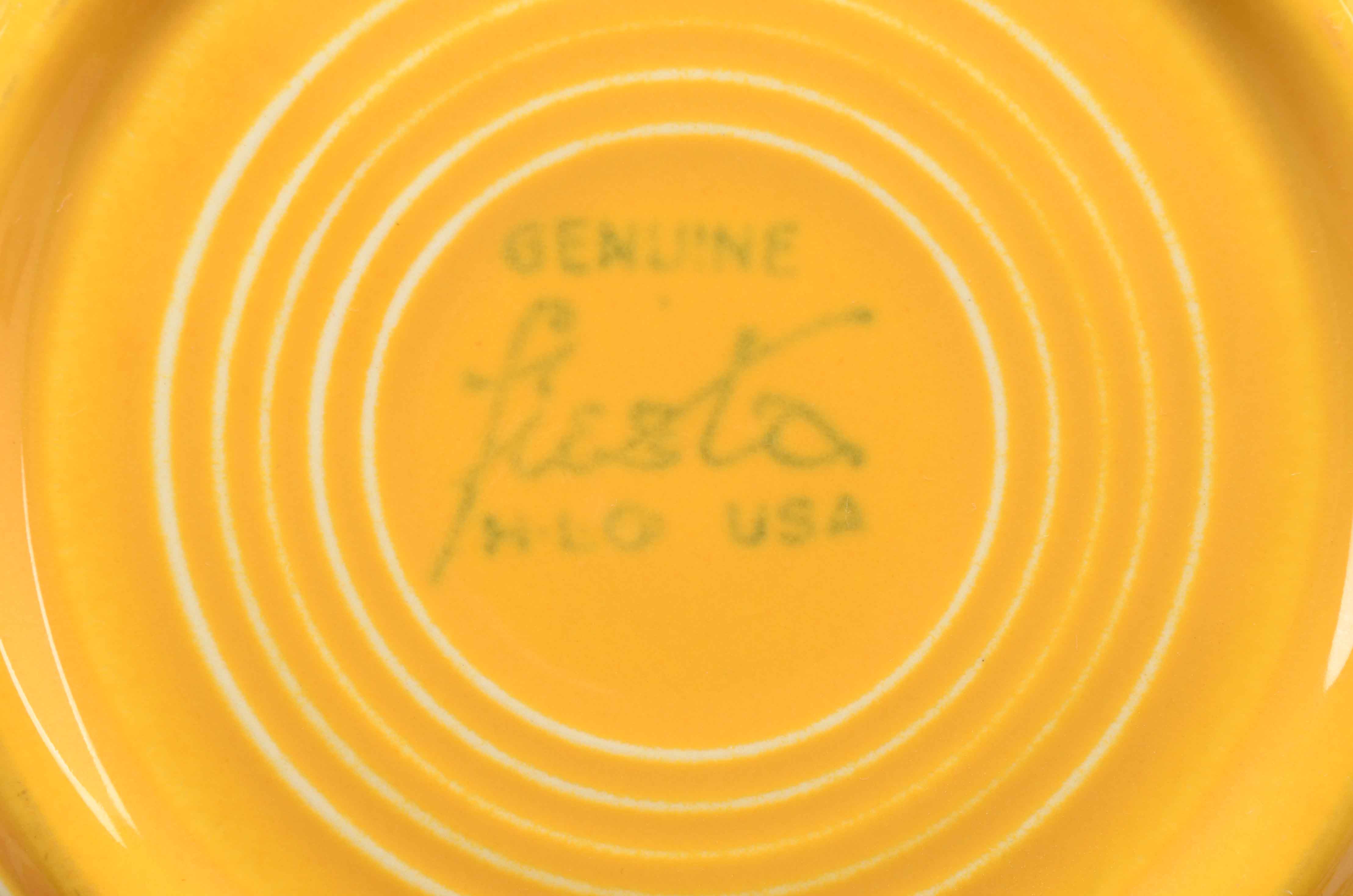 Yellow Fiesta Bowls and Salad Plates