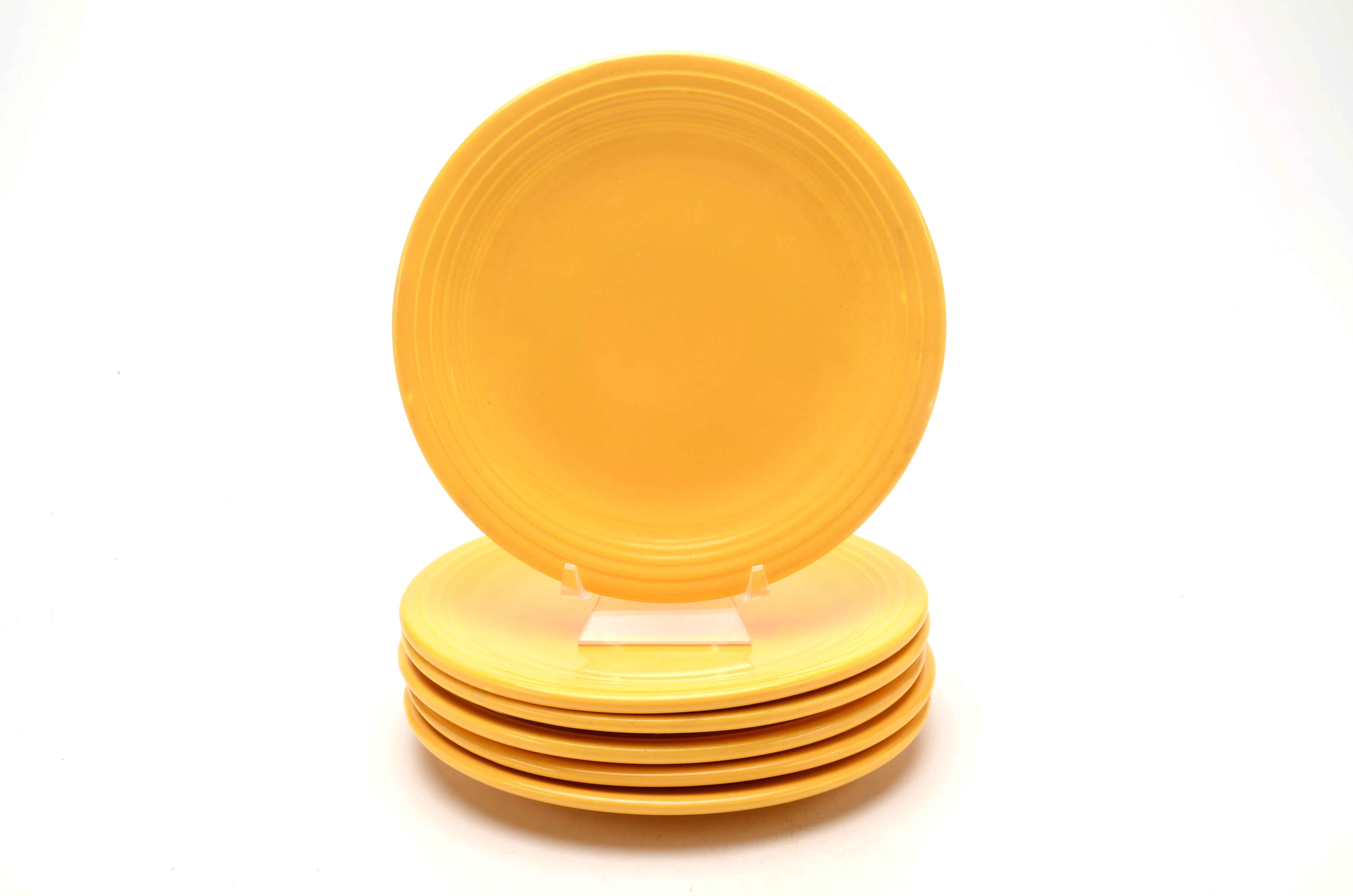 Yellow Fiesta Bowls and Salad Plates