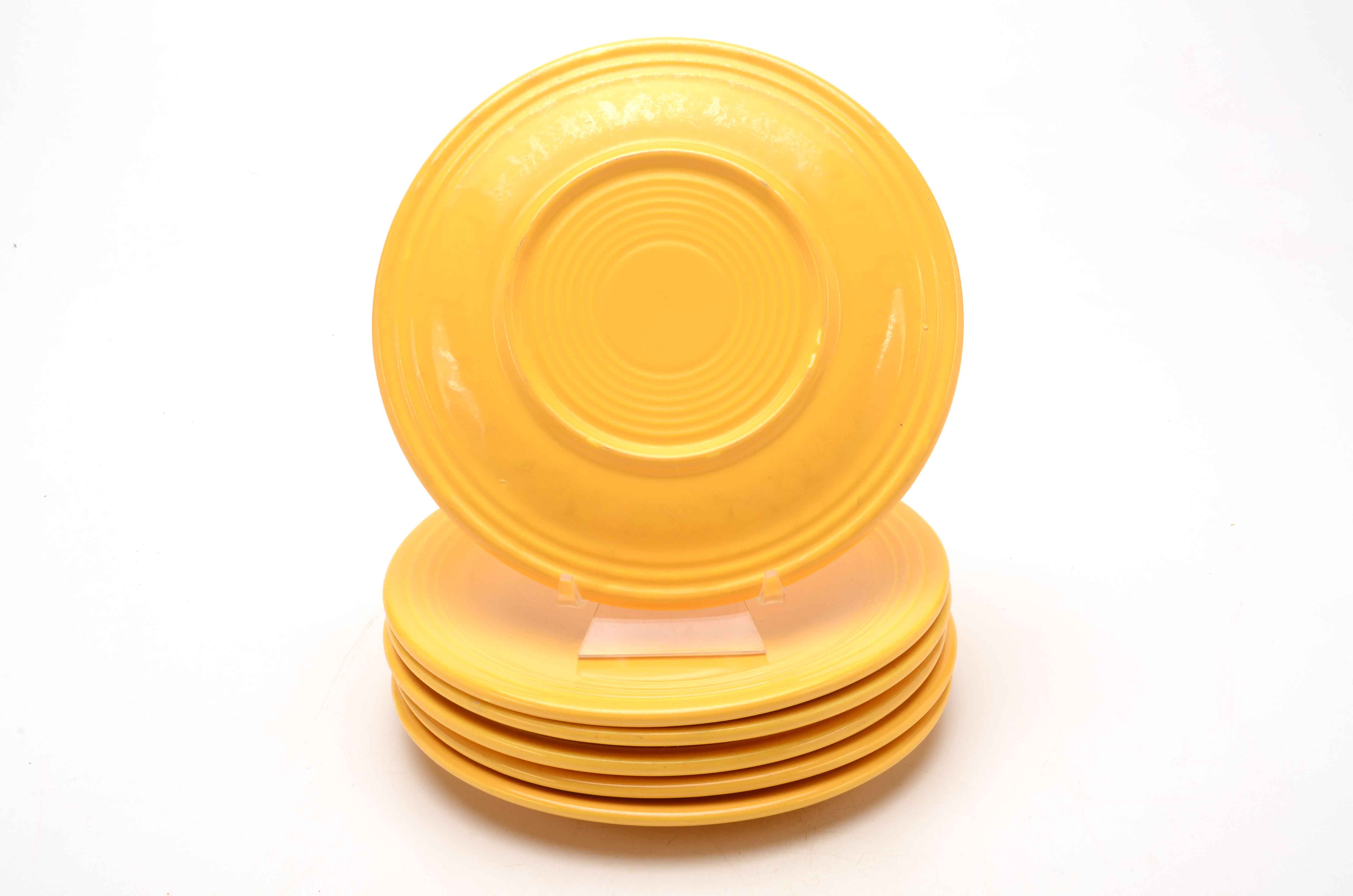 Yellow Fiesta Bowls and Salad Plates