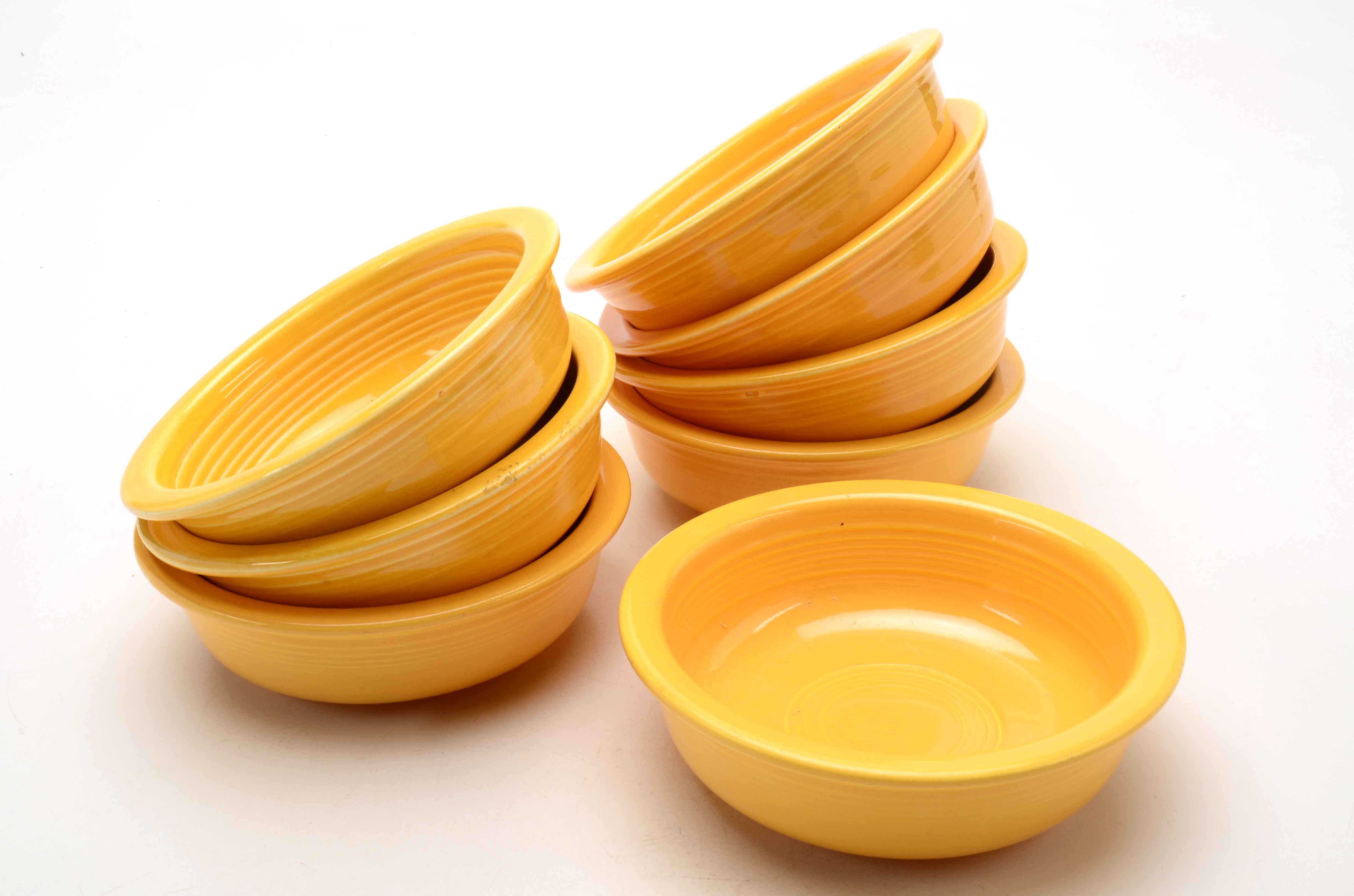 Yellow Fiesta Bowls and Salad Plates