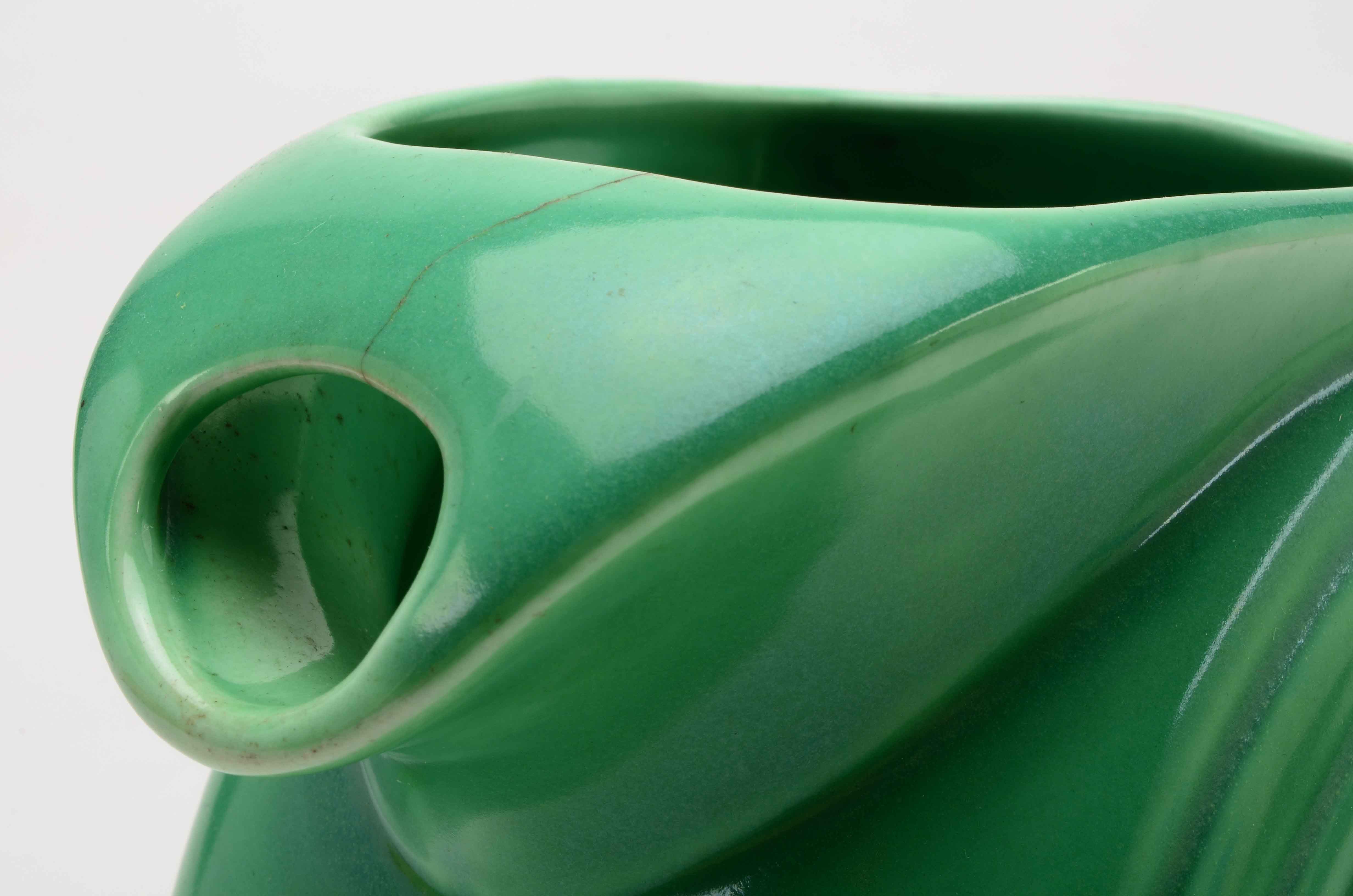 Green Fiestaware Disk Water Pitcher