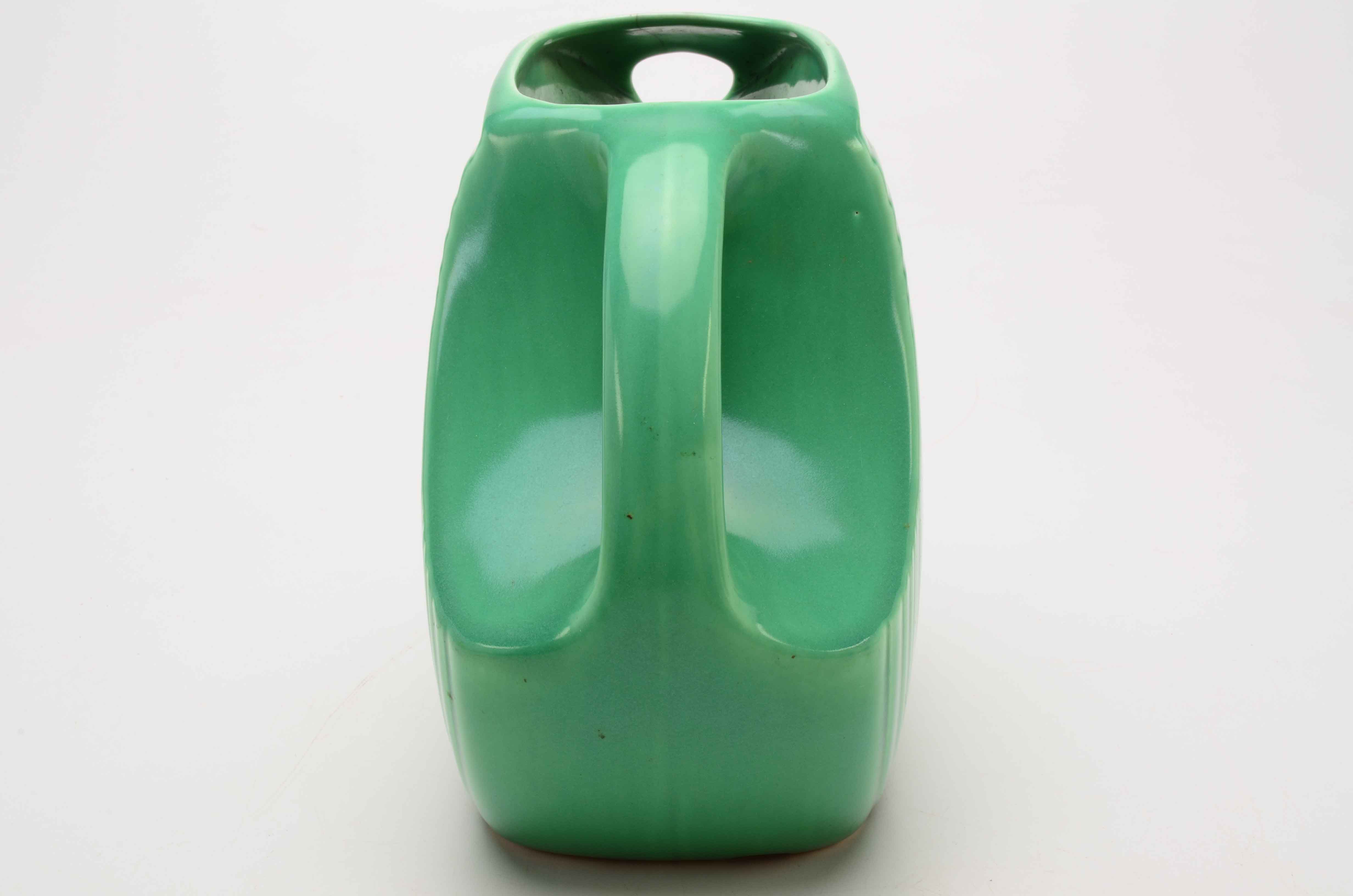 Green Fiestaware Disk Water Pitcher