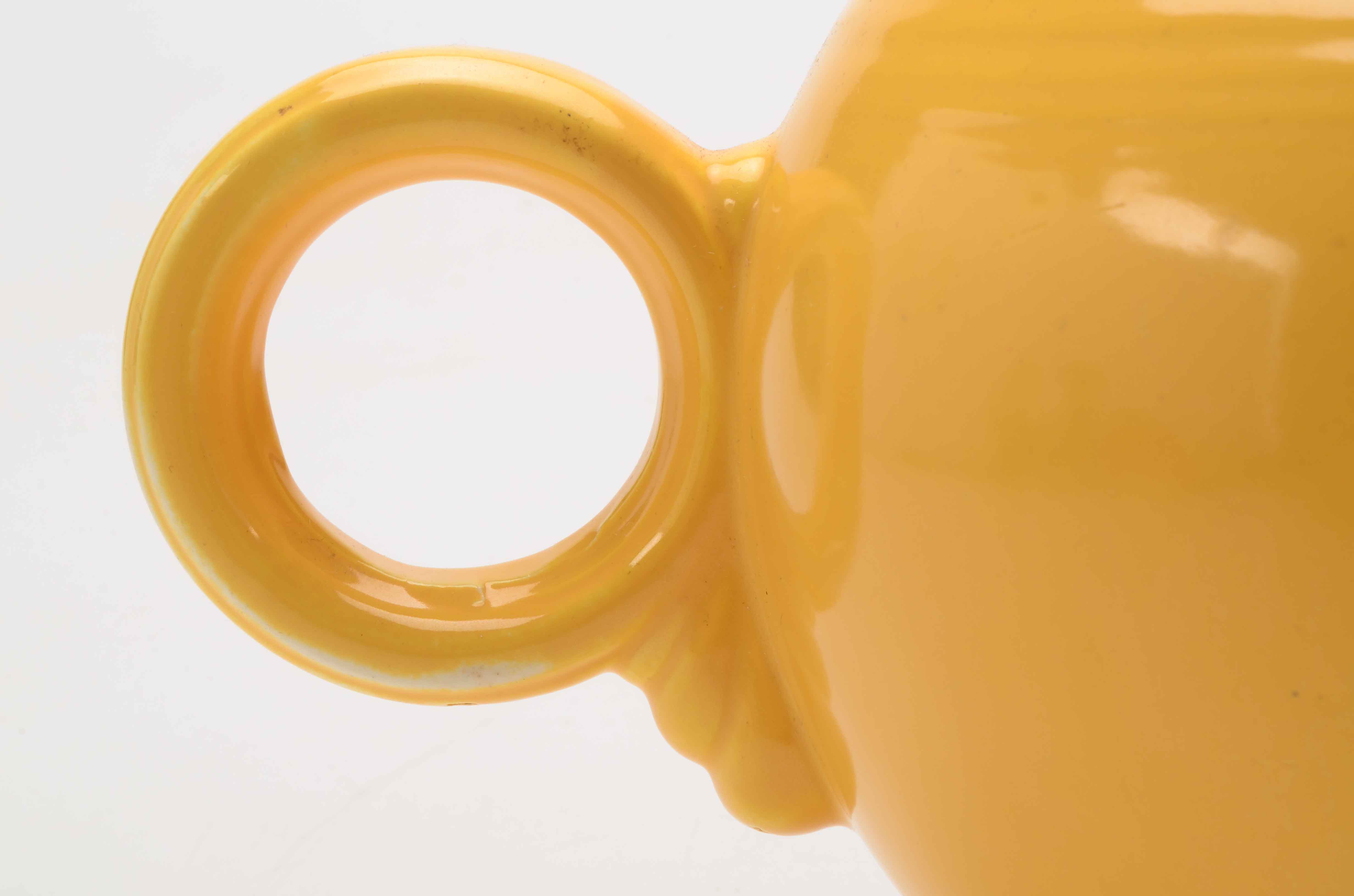 Yellow Fiesta Ware Teapot