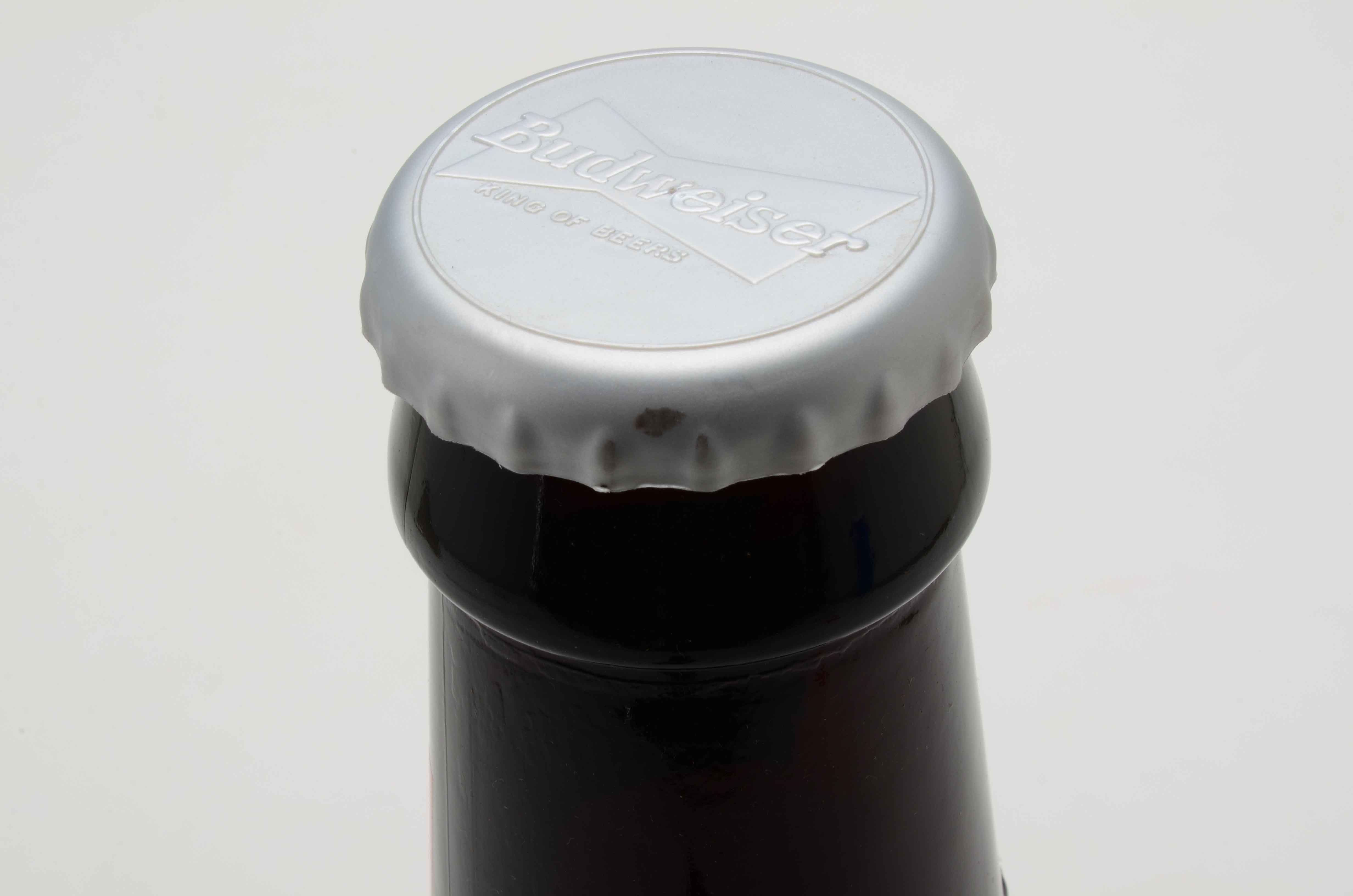 Large Budweiser Limited Edition Glass Bottle