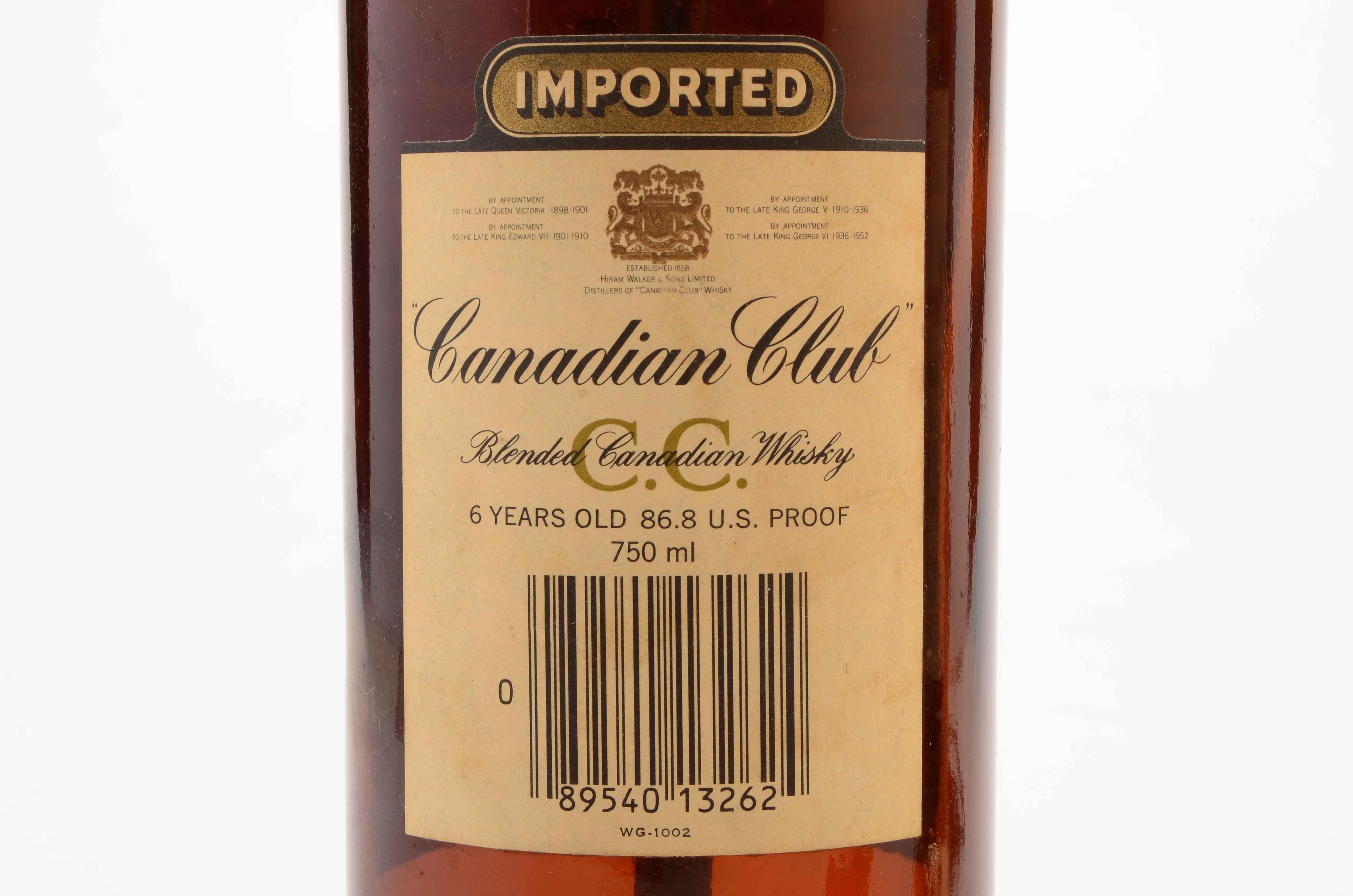 Pair of Canadian Club Bottle Lamps