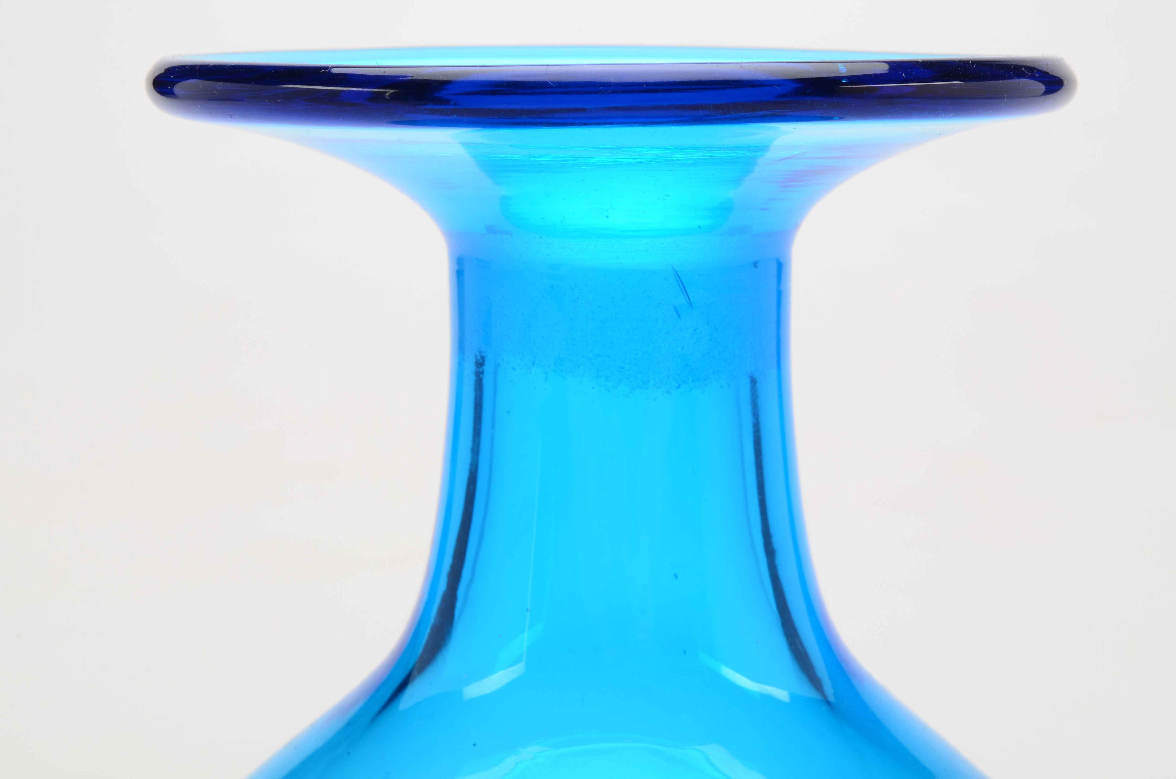 Blenko Style Blown Vase