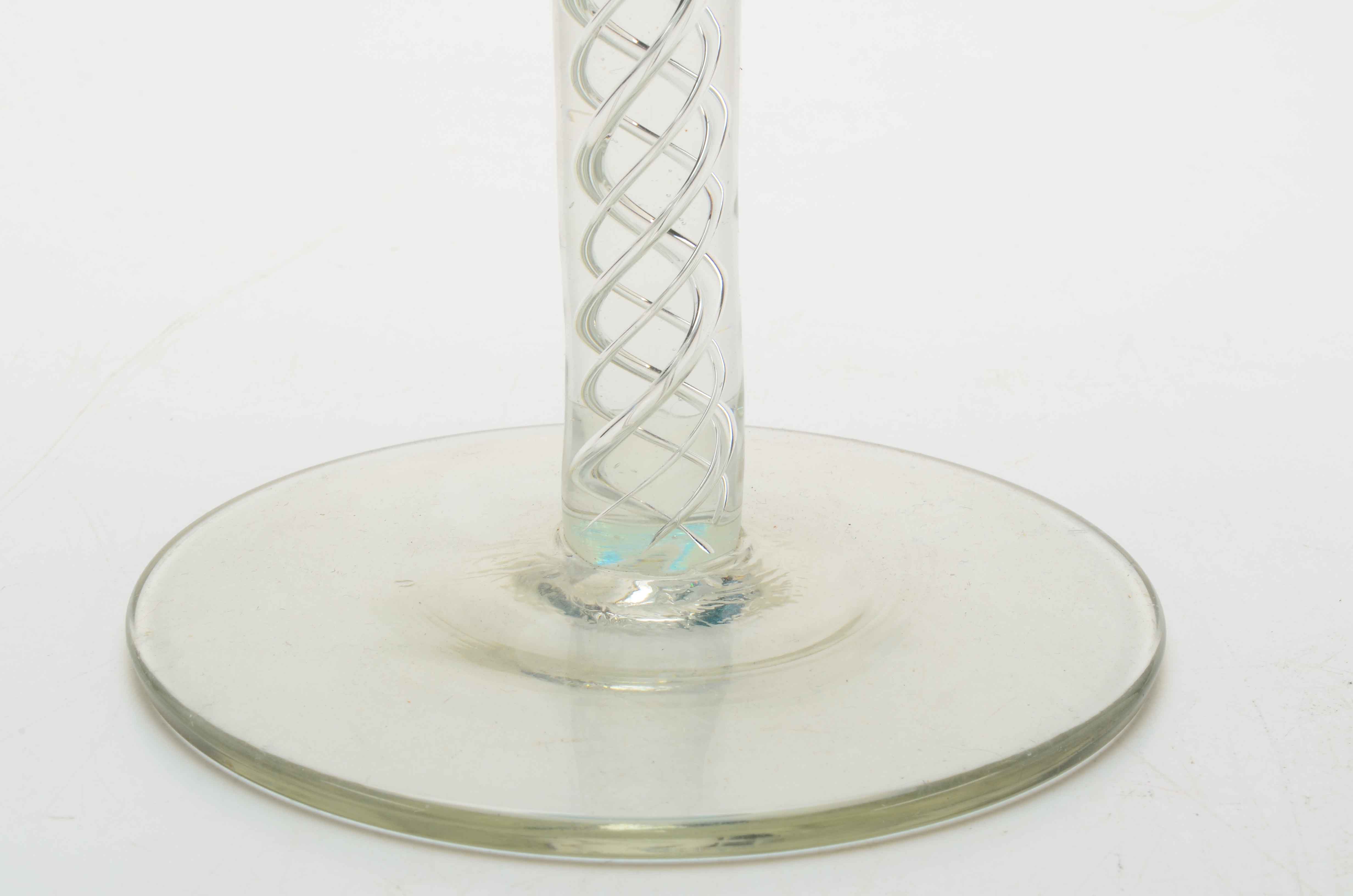 Vintage Blenko Style Giant Goblet