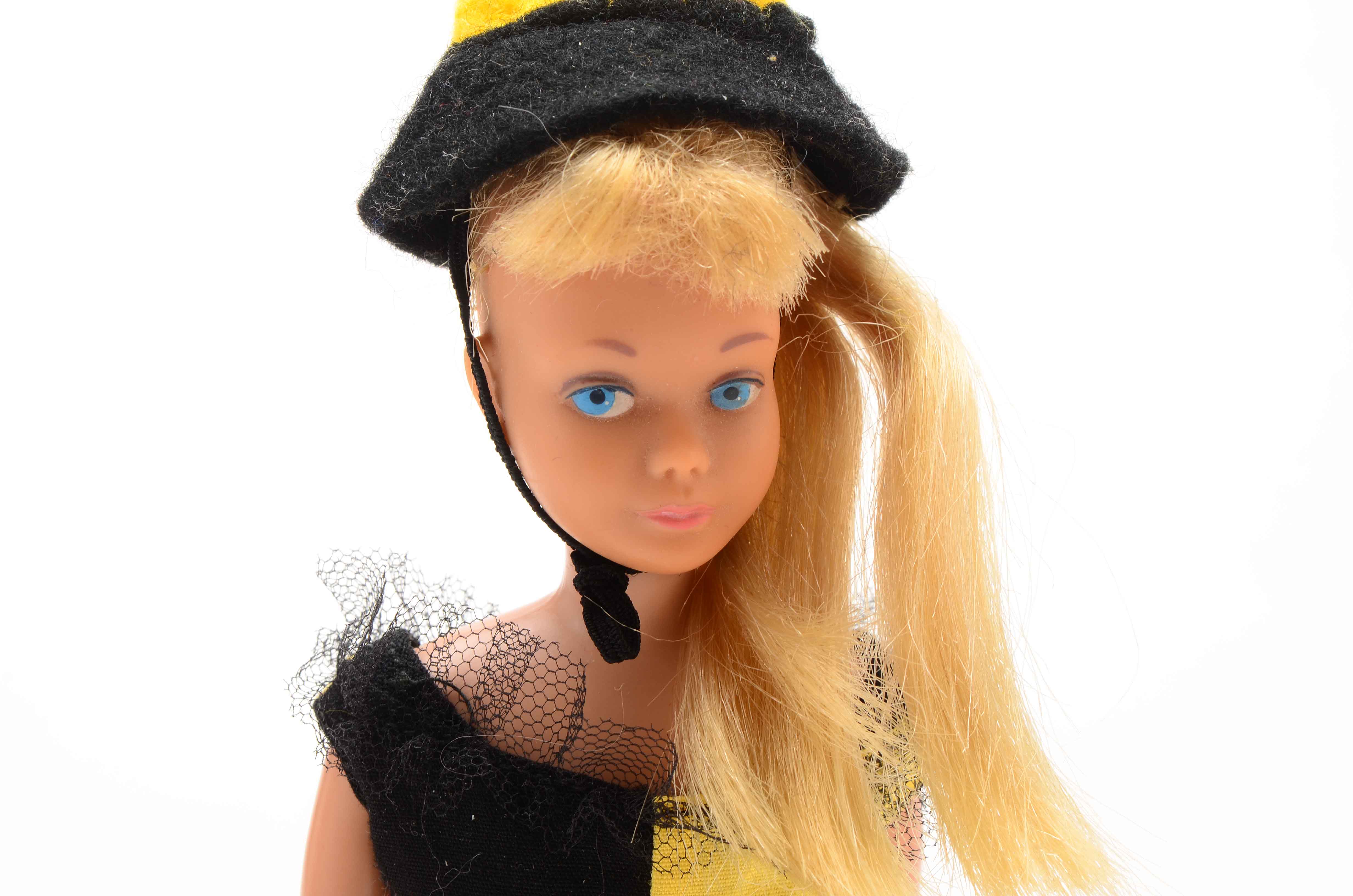 Vintage Skipper Doll with Case and Accessories