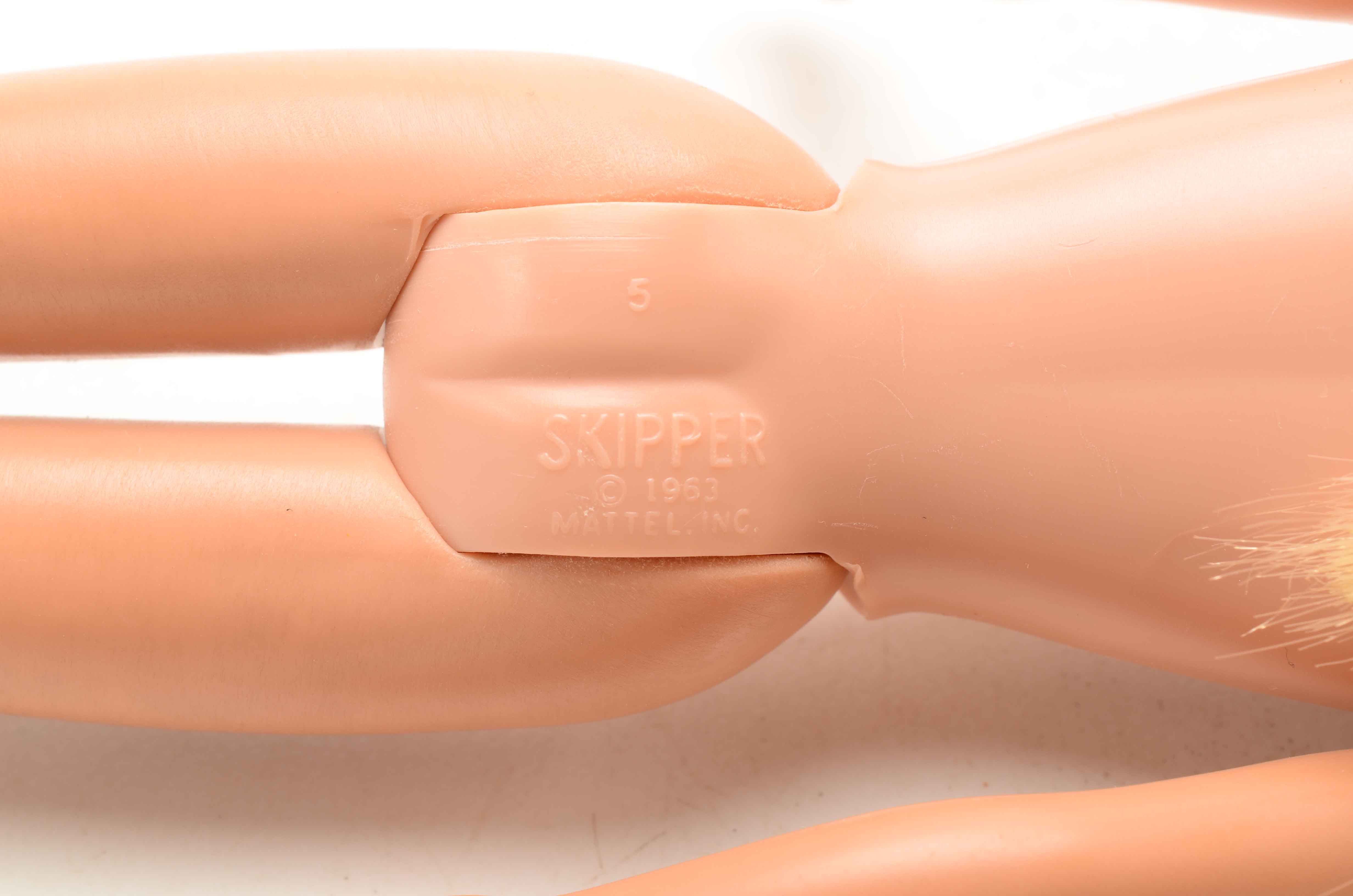 Vintage Skipper Doll with Case and Accessories